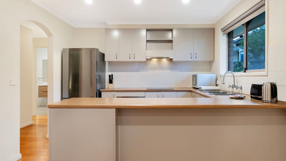 Open-plan kitchen designed for effortless entertaining.
