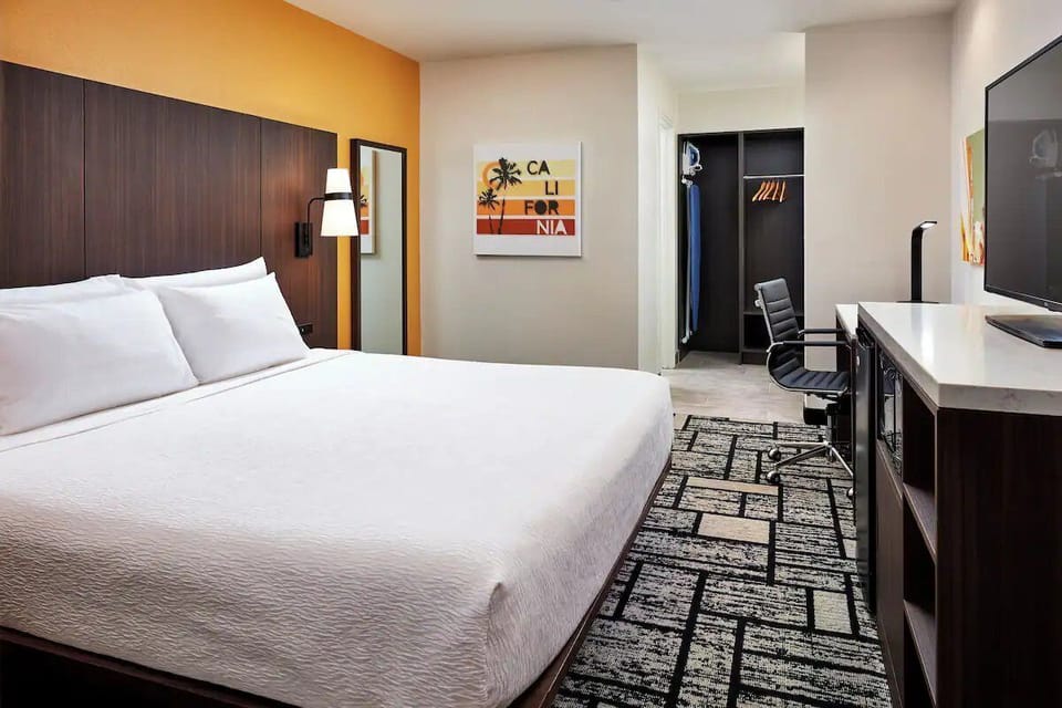 Bedroom. Interior and views may vary based on location and availability.