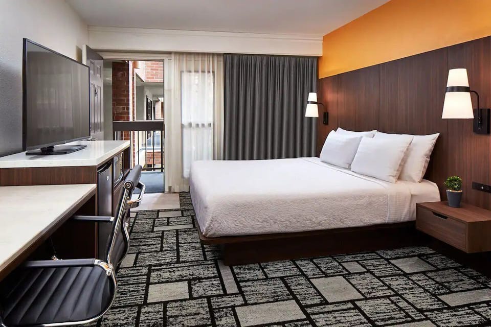 Bedroom. Interior and views may vary based on location and availability.