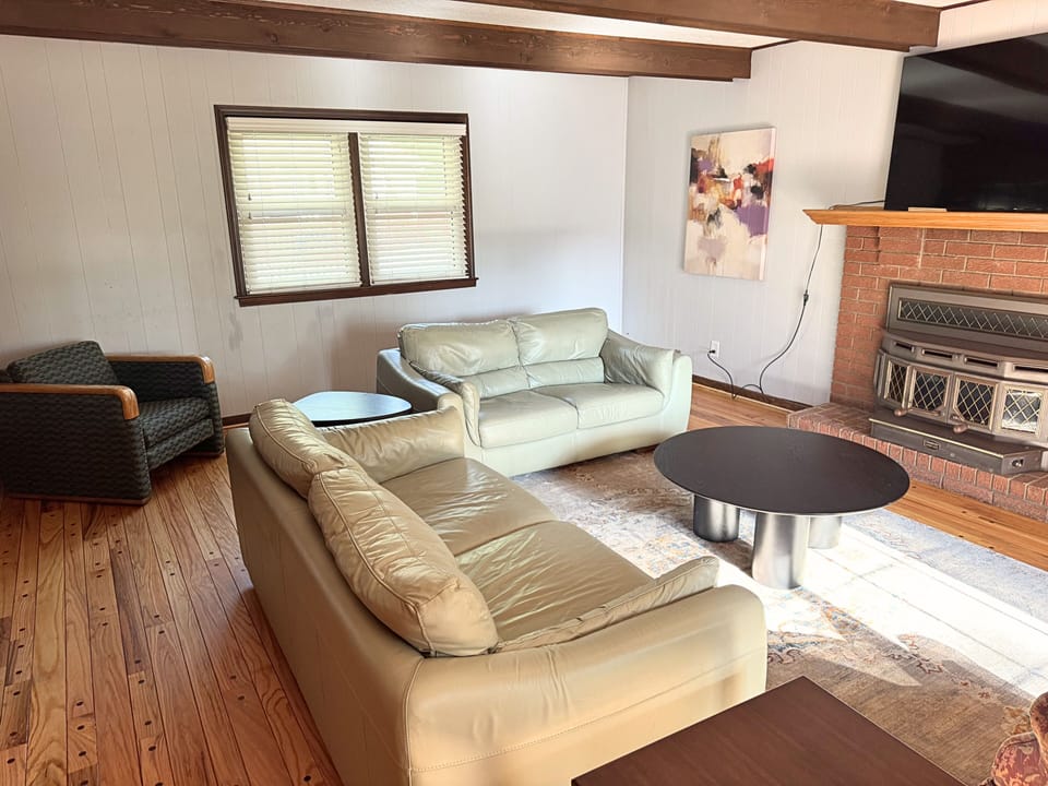Spacious living space for family gathering.
