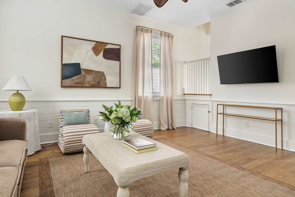 Living room with TV