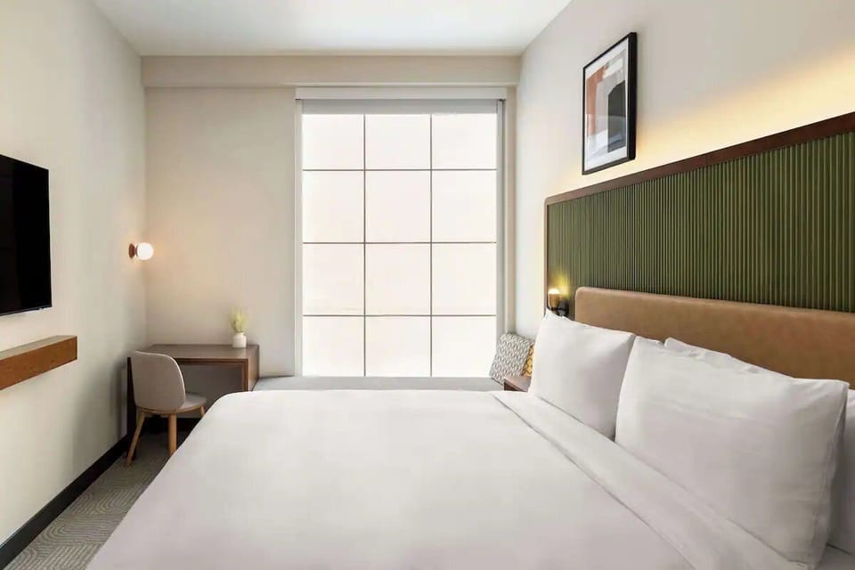 Bedroom. Interior and views may vary based on location and availability.