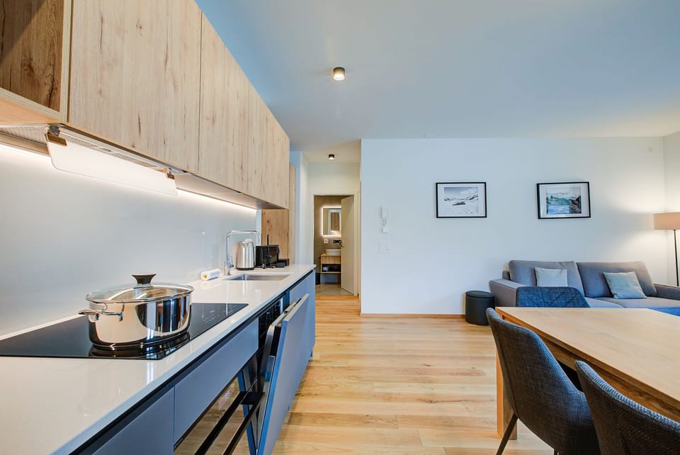Kitchen and dining area