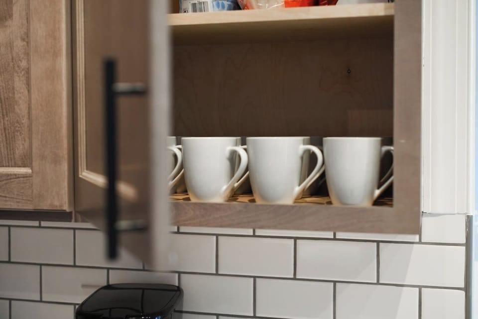 Fully Stocked Kitchen With NEW Glassware and Dishware (Including Children Dishware)