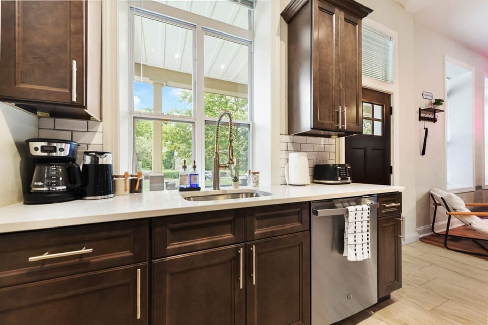 Fully Stocked Kitchen With NEW Stainless Steel Appliances - Unit 1