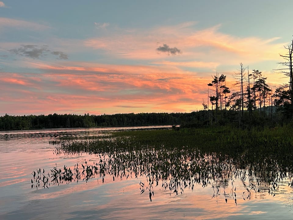 Sunset on Lake Mattanawcook 
