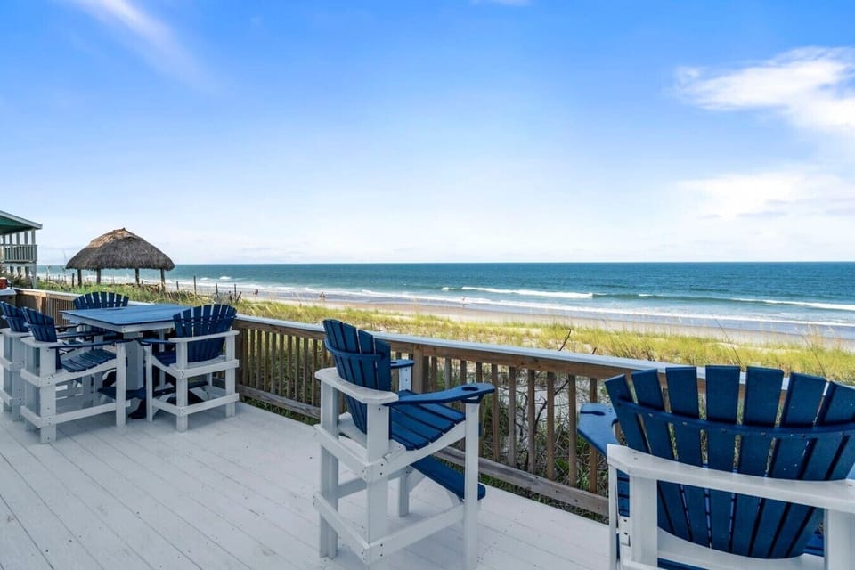 Look at this view!   Sit out here and listen to the sound of the surf.  You can almost feel the stress melting away.