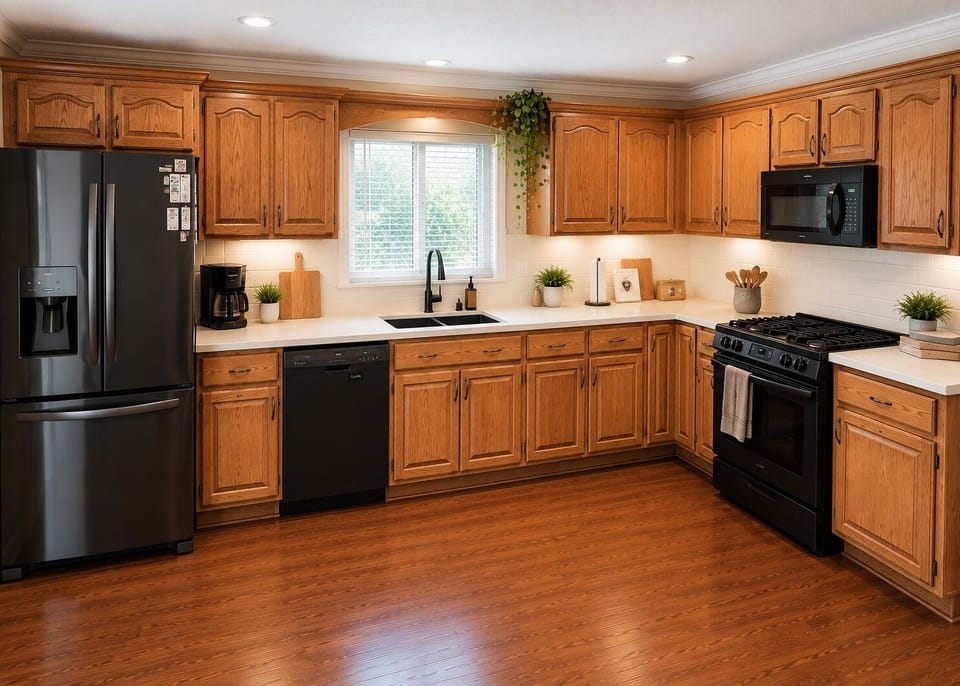 Finished basement offering entertainment space and everyday functionality.
