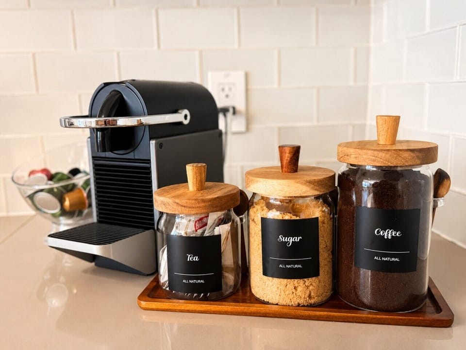 Enjoy barista-style coffee from the Nespresso machine