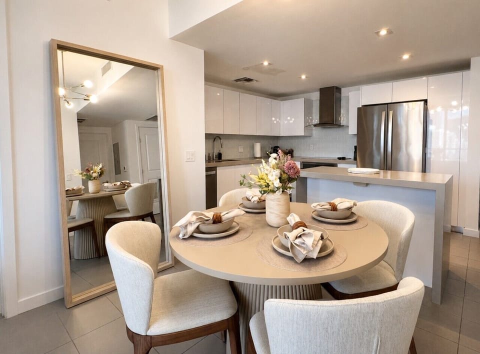 Elegant dining table, perfect for shared moments.