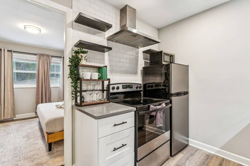 Whip up your favorite meals in the modern, fully equipped kitchen with everything you need for a comfortable stay.