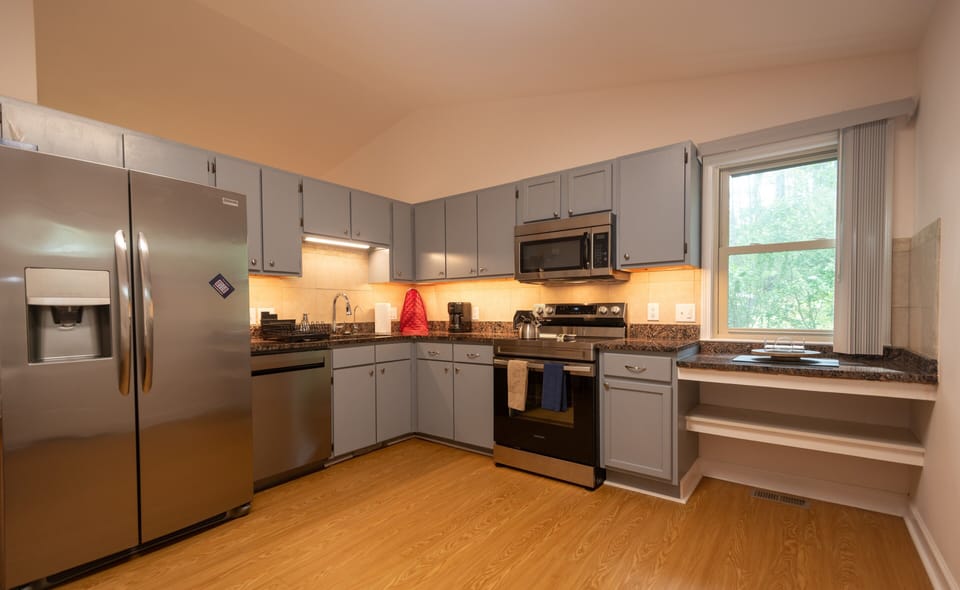 Kitchen has a disposal.