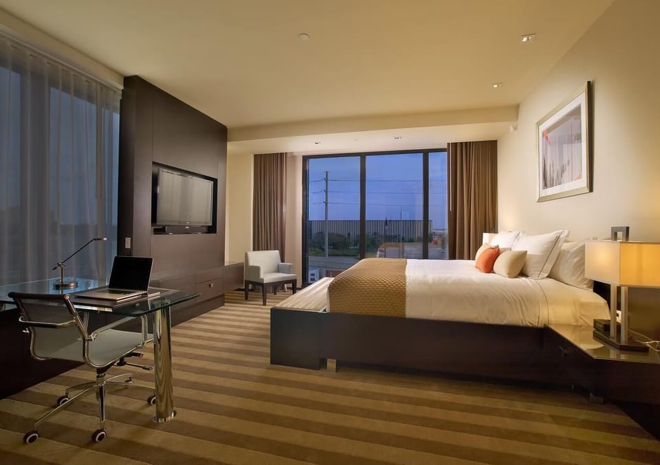 Bedroom. Interior and views may vary based on location and availability.
