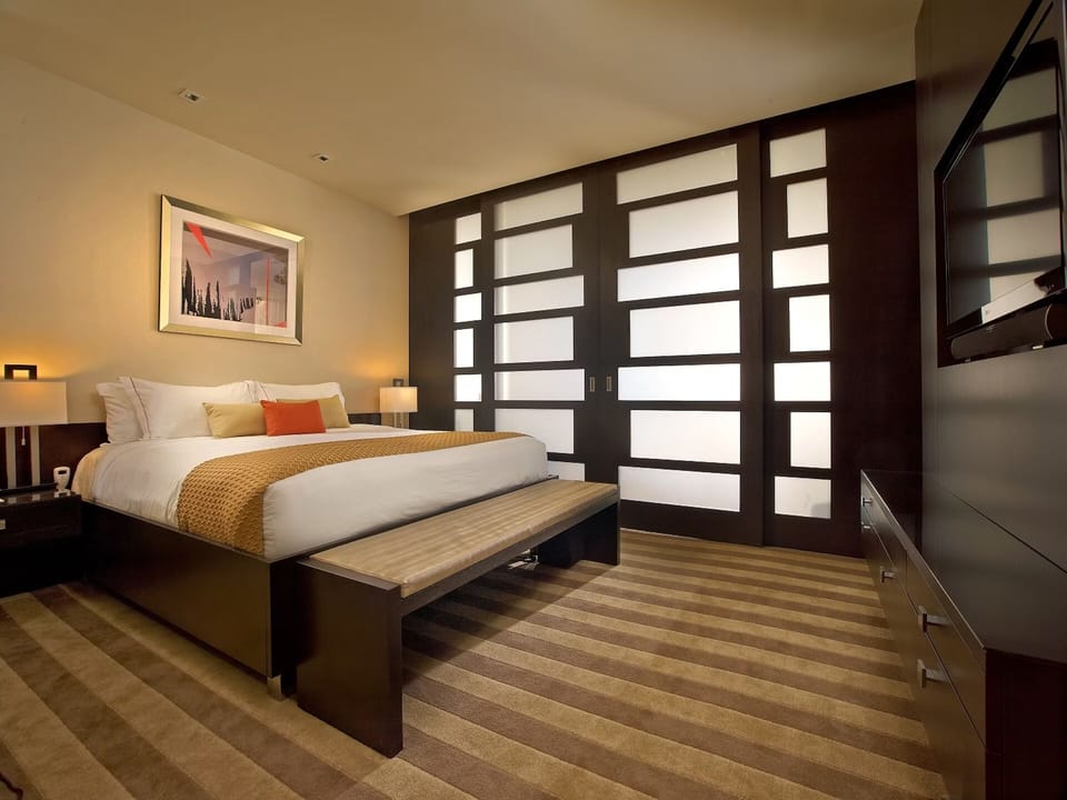 Bedroom. Interior and views may vary based on location and availability.