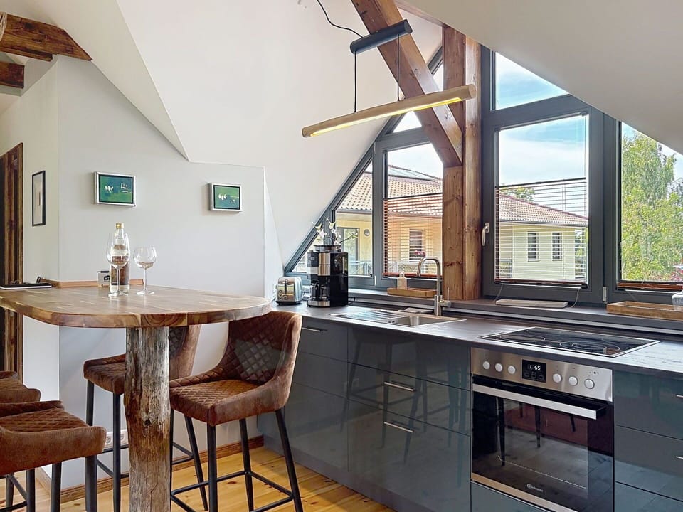 Furniture, Interior Design, Flooring, Wood, Chair, Floor, Ceiling, Countertop, Kitchen & Dining Room Table, Room