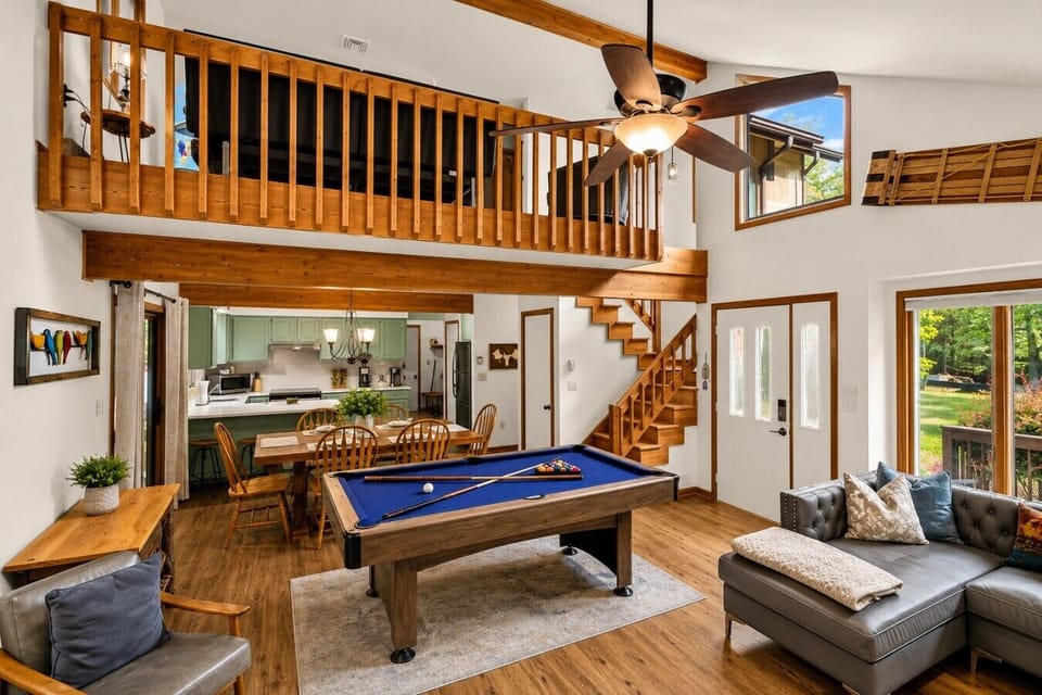 Spacious great room designed for gathering and making memories.