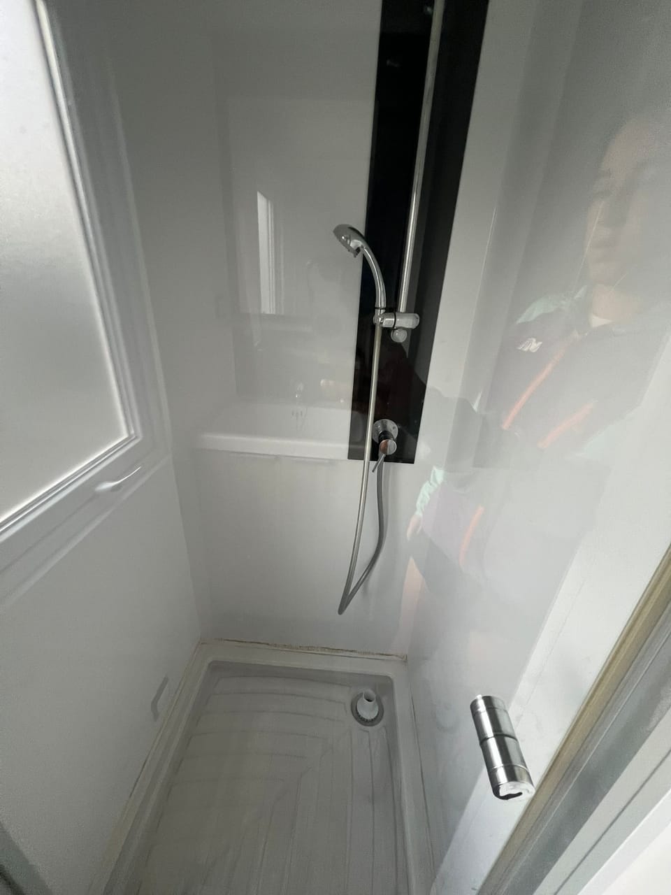 Shower, hair dryer