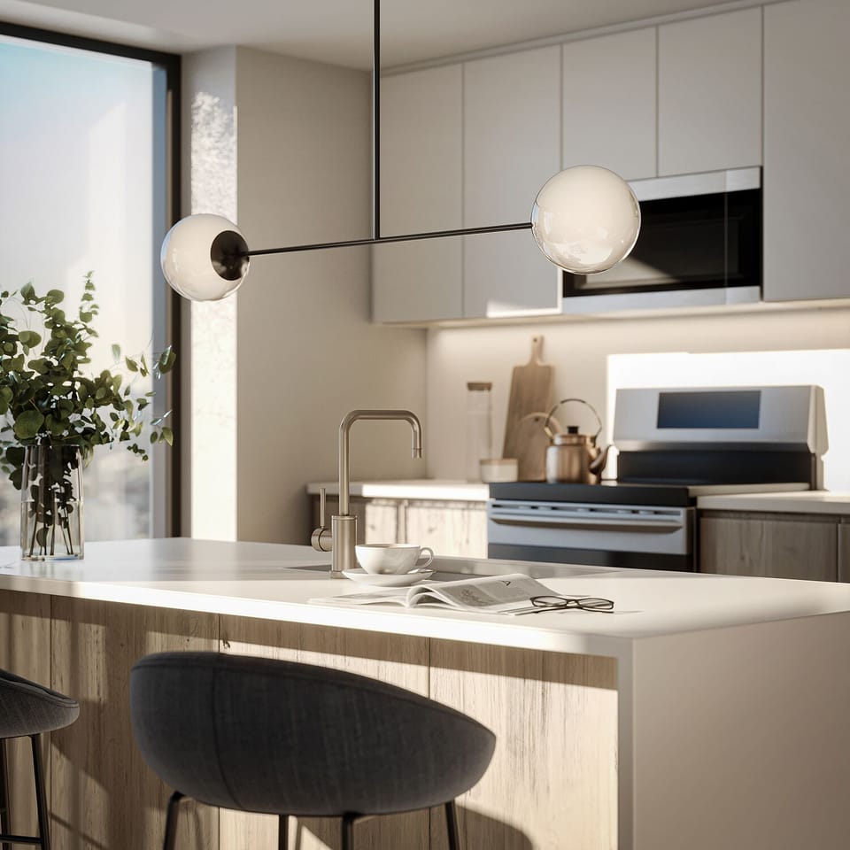 Sample kitchen in the tower