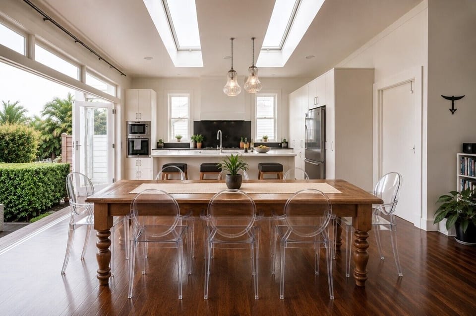 Large dining table (seats 8)