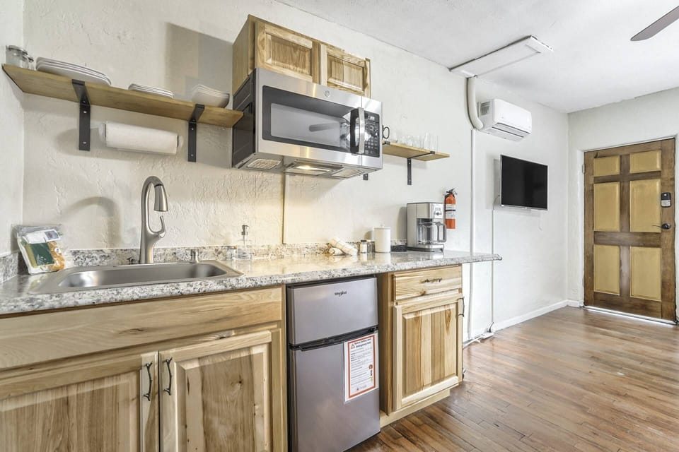 A functional kitchenette