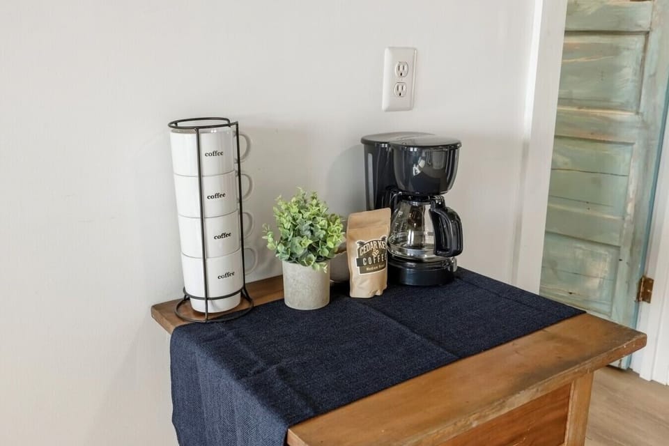 Complimentary starter coffee