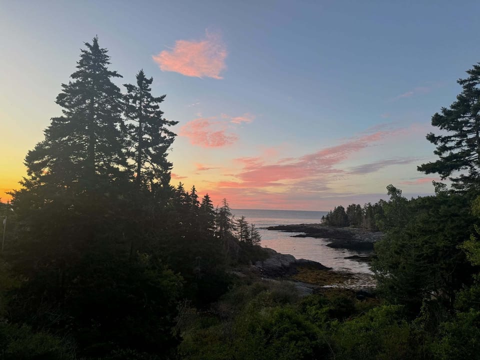 Sunrise at Lee's Seascape.