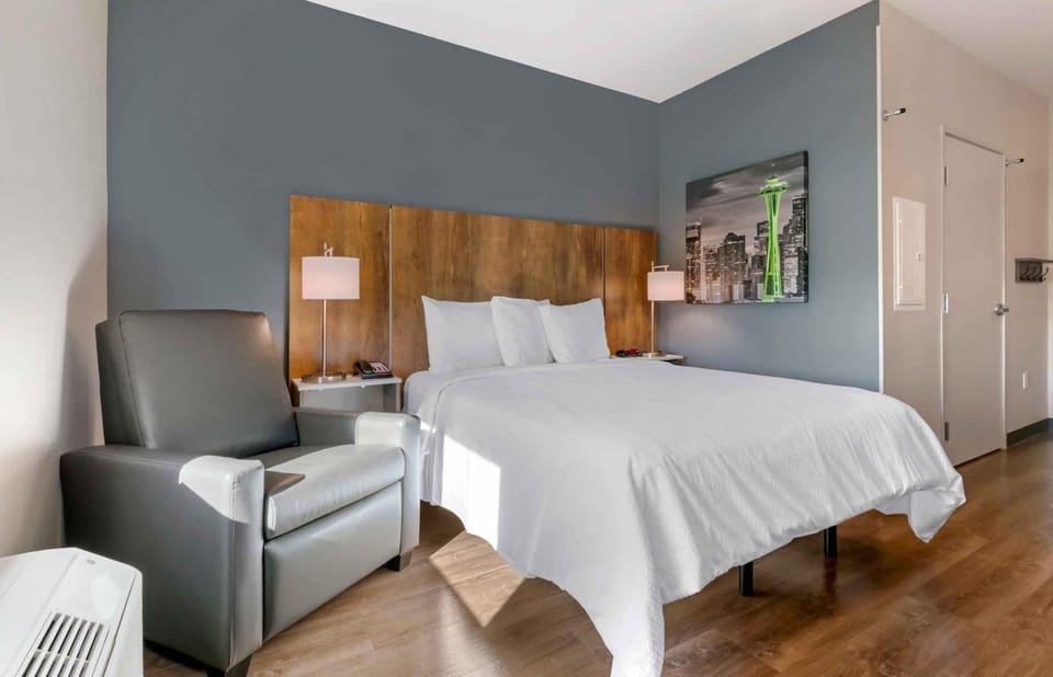 Bedroom. Interior and views may vary based on location and availability.