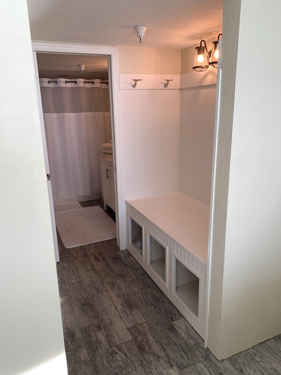 Ample storage and large walk-in closet