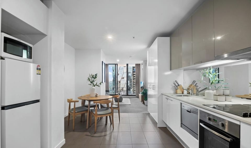 Easy-to-use kitchen for a comfortable stay
