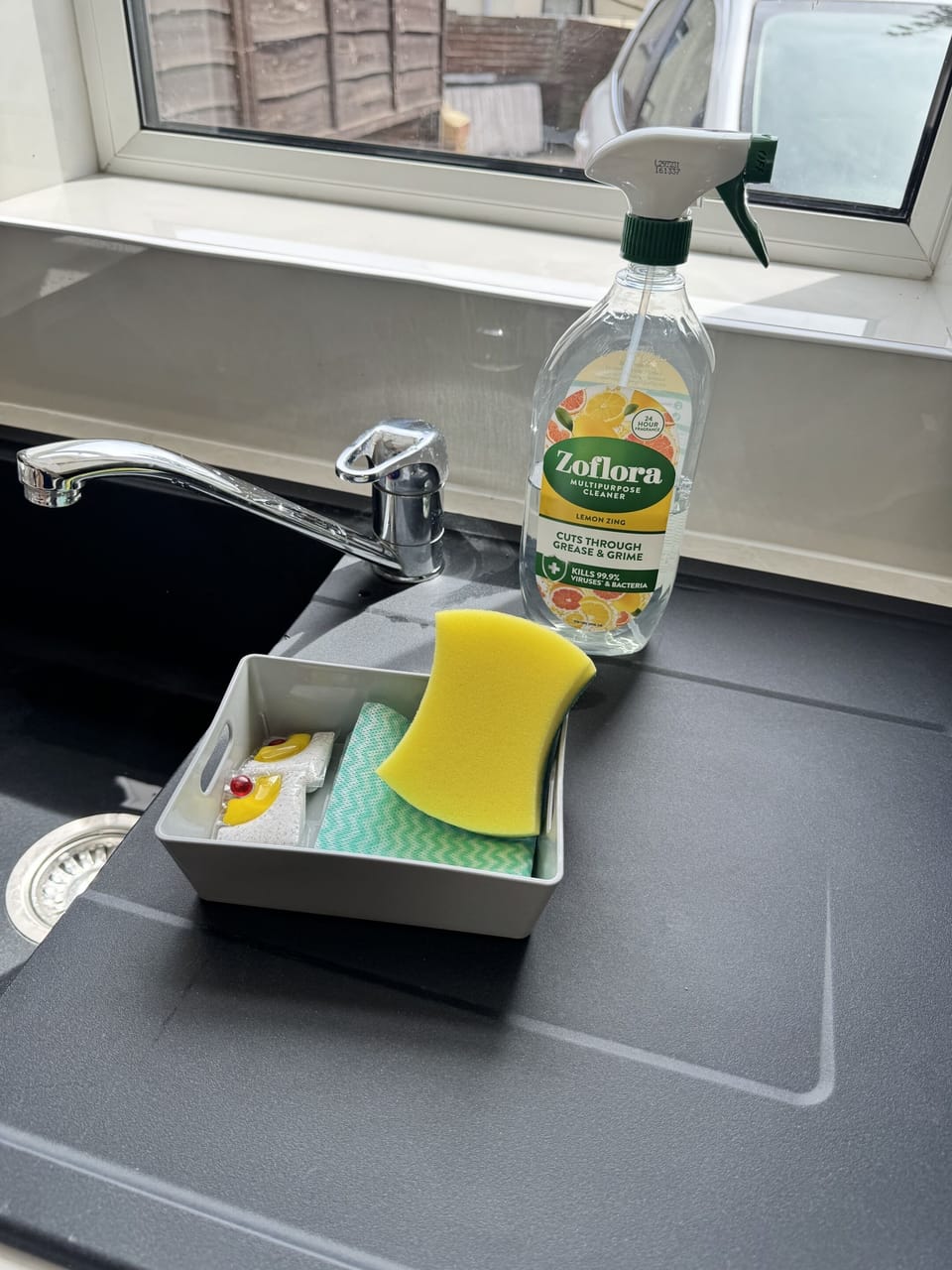 Kitchen cleaning products provided