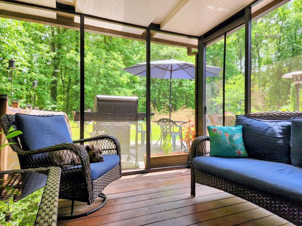 Bug free screened-in porch
