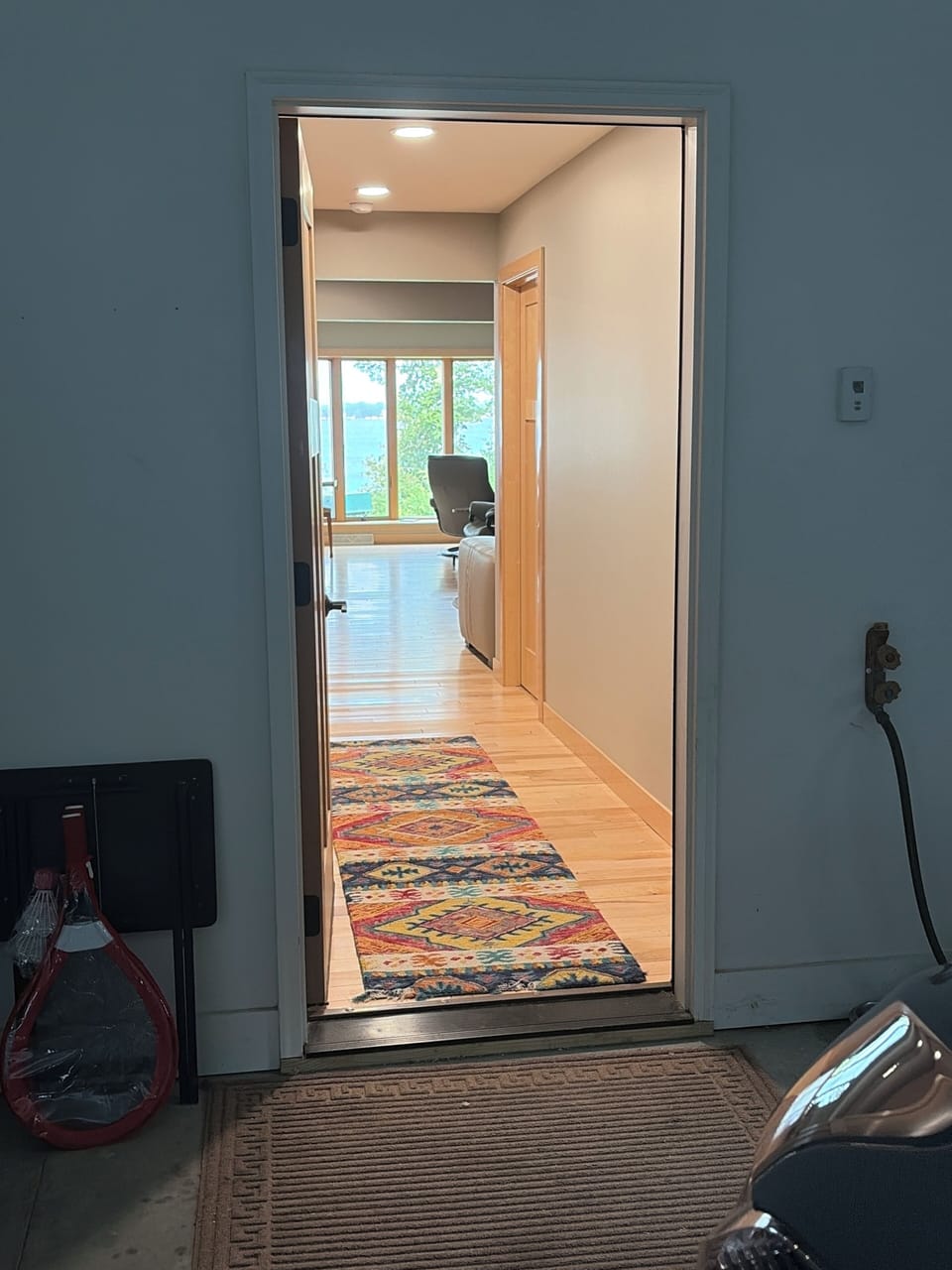 Garage entry 
