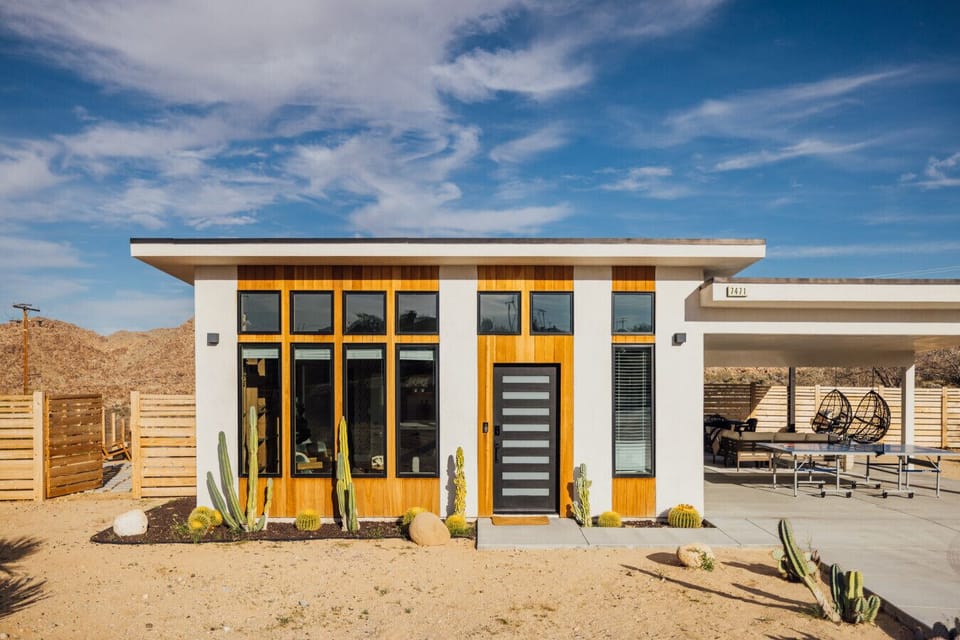 Sleek modern design in the heart of the desert.