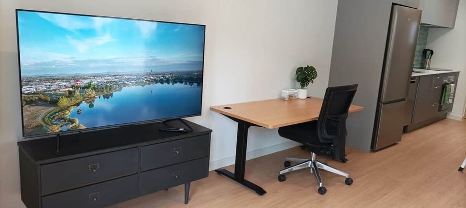 TV and workspace