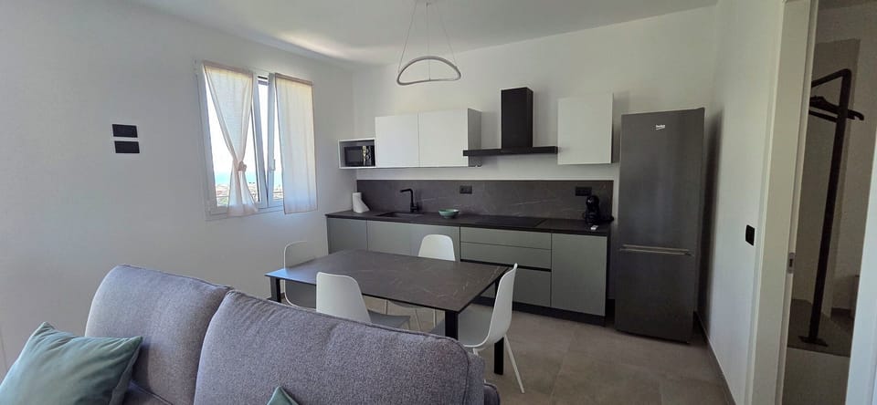 Furniture, Flooring, Interior Design, Floor, Lighting, Chair, Room, Table, Kitchen, Home