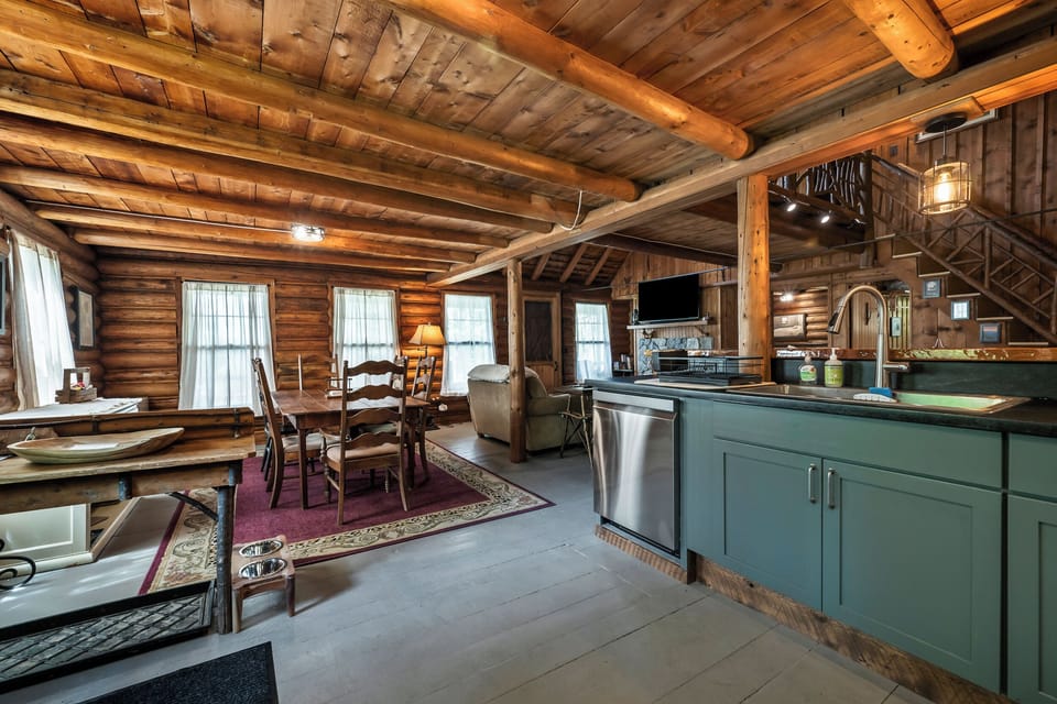 View of Dining Table from Kitchen
