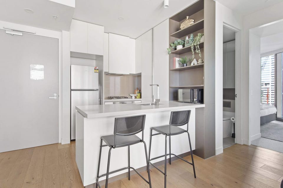 The kitchen.