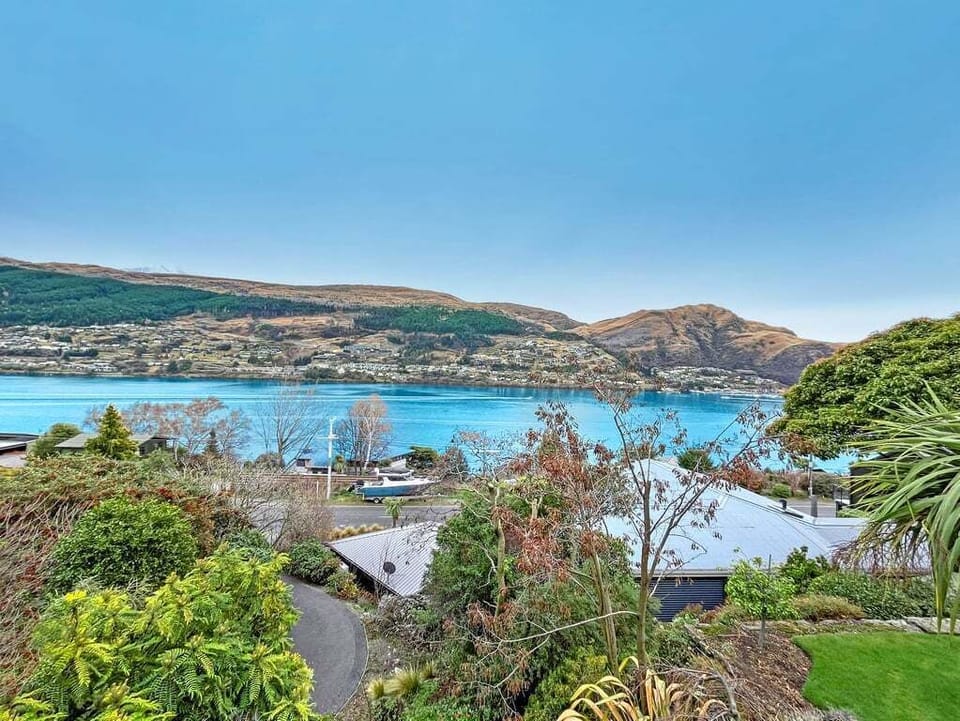 Beautiful outlook across Lake Wakatipu and the surrounding alpine landscape.