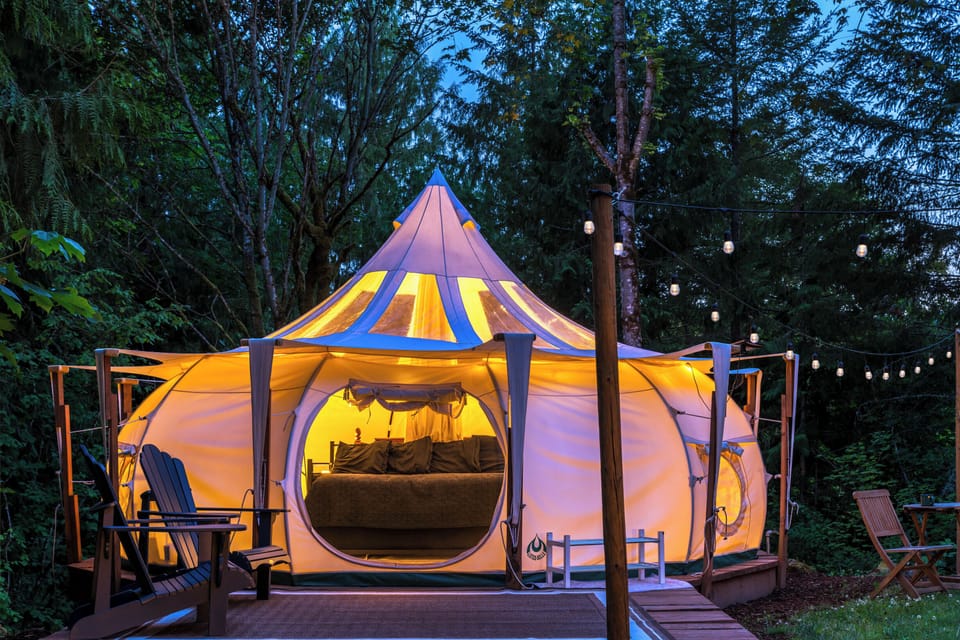 The Hideout | Yurt Exterior