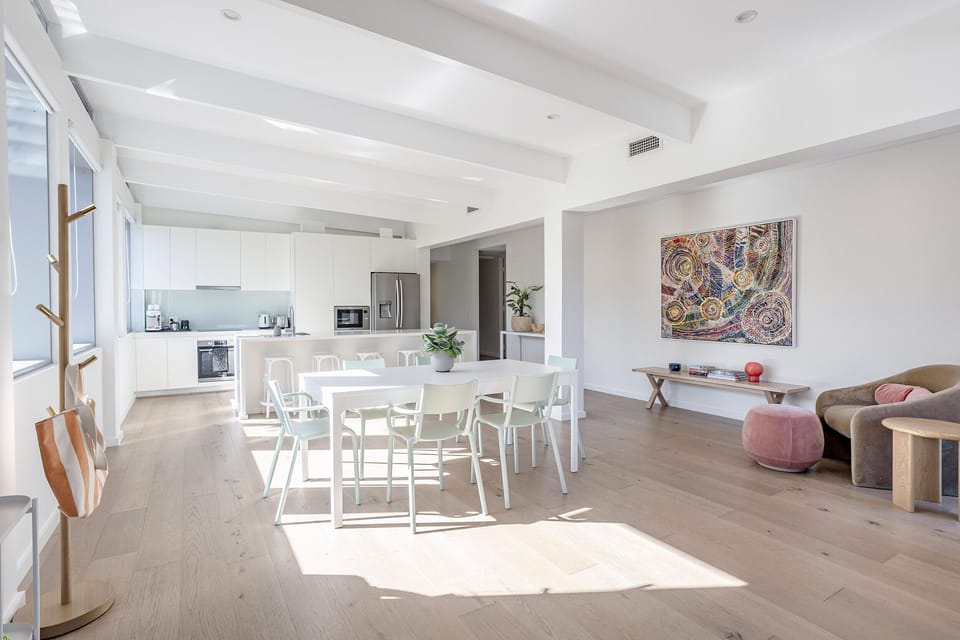 Bright, spacious open-plan living with plenty of room to unwind.