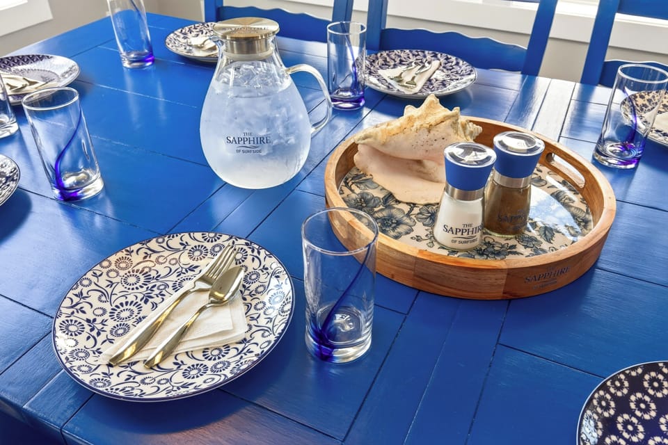 The extra large custom dining table seats 10, and is perfect for formal or casual dining.