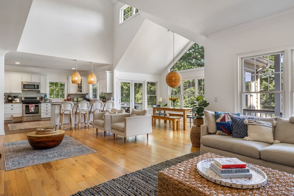 Bright, open living spaces designed for gathering.