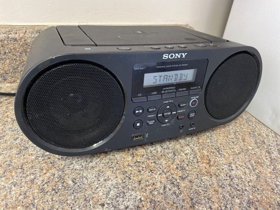 Basic bluetooth speaker (bring you own)