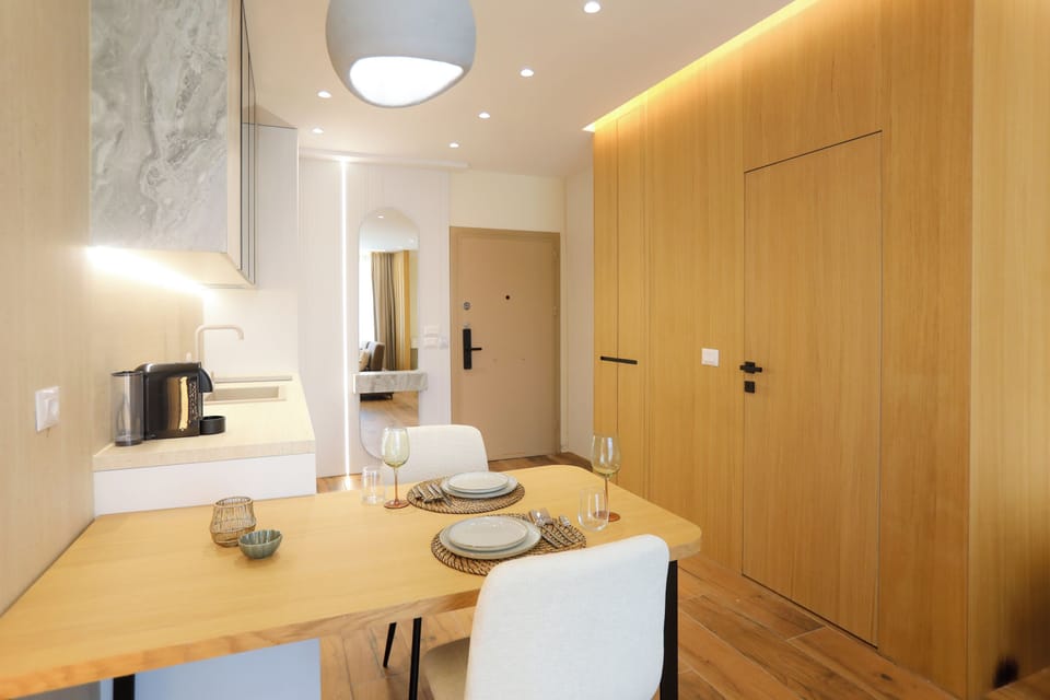 Kitchen and dining area