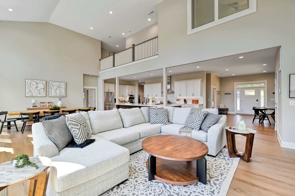 Living Room: Bright, airy space with stylish furnishings, ideal for making unforgettable memories.