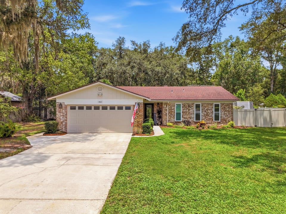 Welcome to this inviting Jacksonville retreat, offering a spacious driveway, private backyard pool, and plenty of room for the whole group.