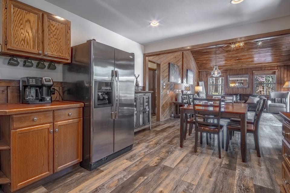 Kitchen and dining area