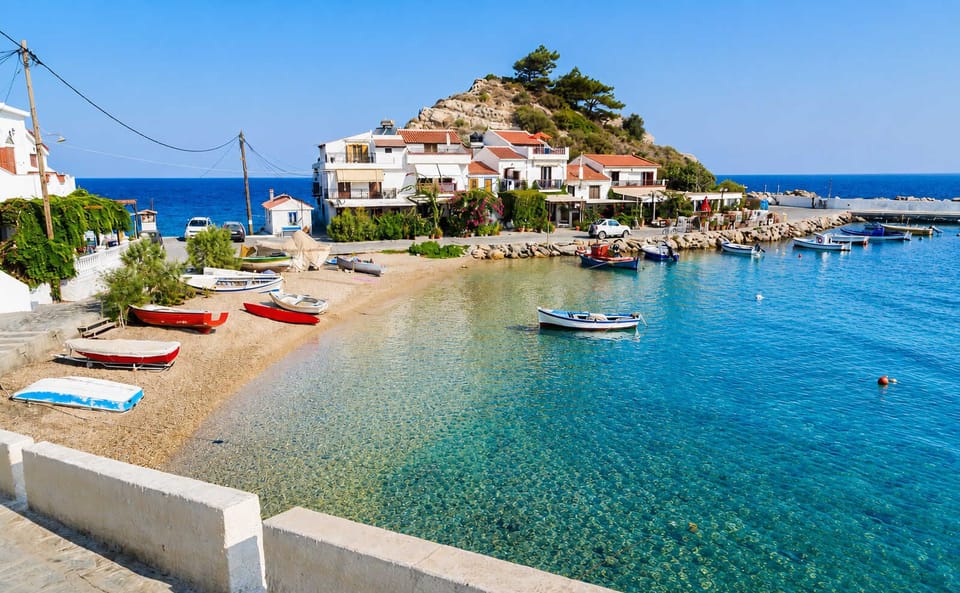 Kokkari Port – just 80 m away, where you'll find charming waterfront cafés, traditional tavernas, and a picturesque seaside atmosphere.