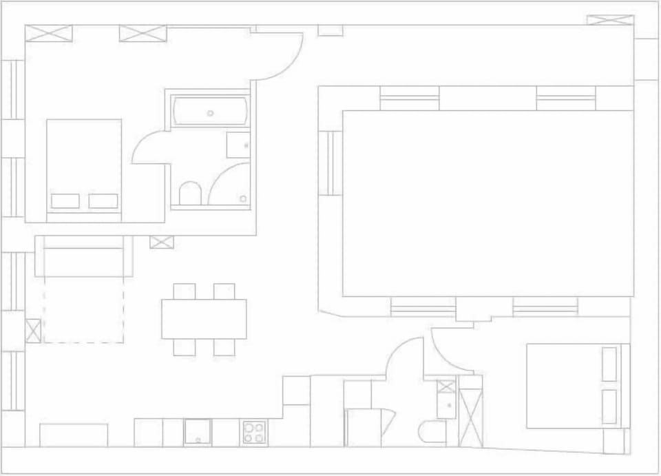 Blueprint of the apartment