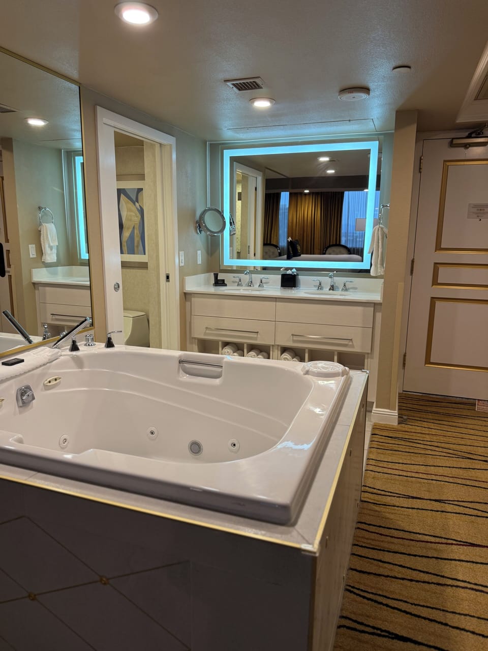 Full bathroom in every bedroom. 2 add’l full bathrooms in each living room 